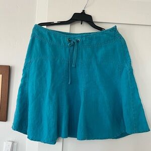 Athleta Blue A-Line Mini Skirt Resort Wear